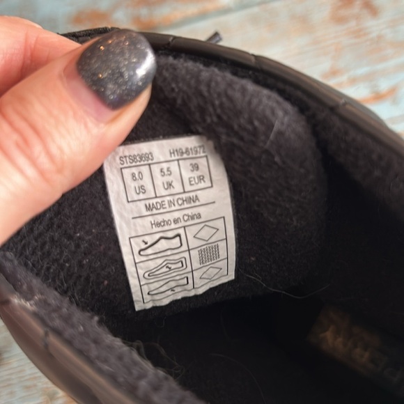 Sperry Quilted Black Duck Boots Womens Waterproof Fleece-Lined Winter Boots Sz 8 - Picture 7 of 7